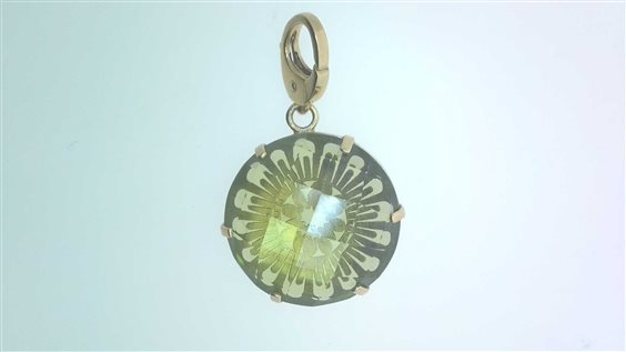 Pendant Sommer Woman Pendente con pietra in Yellow Gold Peridoto PERIDOTO M UD/U 7.20 G - PERIDOTO M UD/U 7.20 G